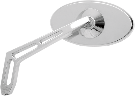 PRO-ONE PERF.MFG. Mirror - Weekend Warrior - Side View - Cut-Out - Oval - Chrome - Left 102310