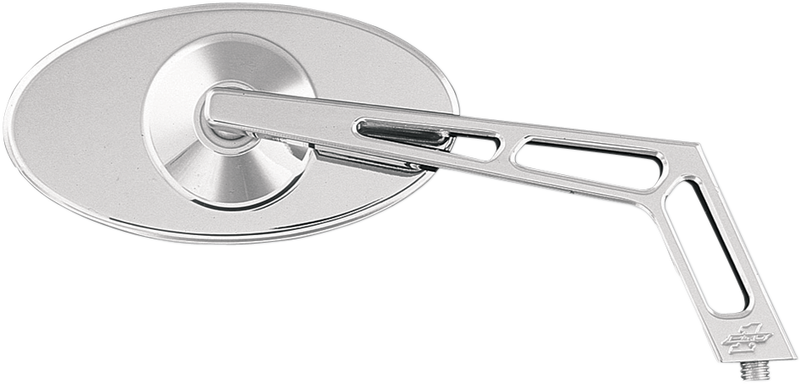 PRO-ONE PERF.MFG. Mirror - Weekend Warrior - Side View - Cut-Out - Oval - Chrome - Right 102320