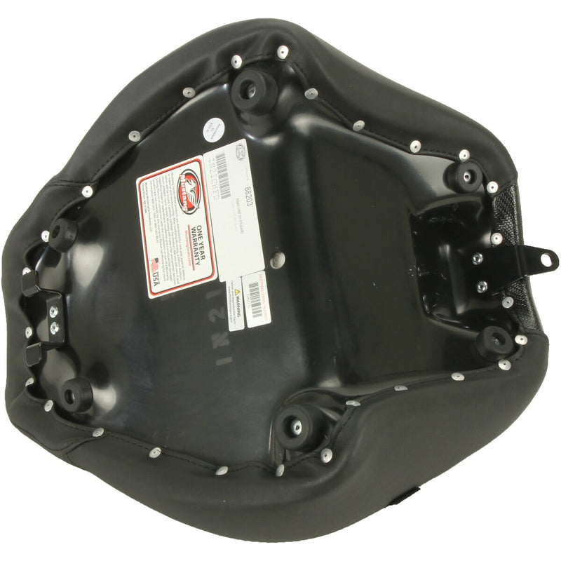 MUSTANG Solo Touring Seat - w/o Driver Backrest - Black - Diamond Stitch - Chief '22-'23