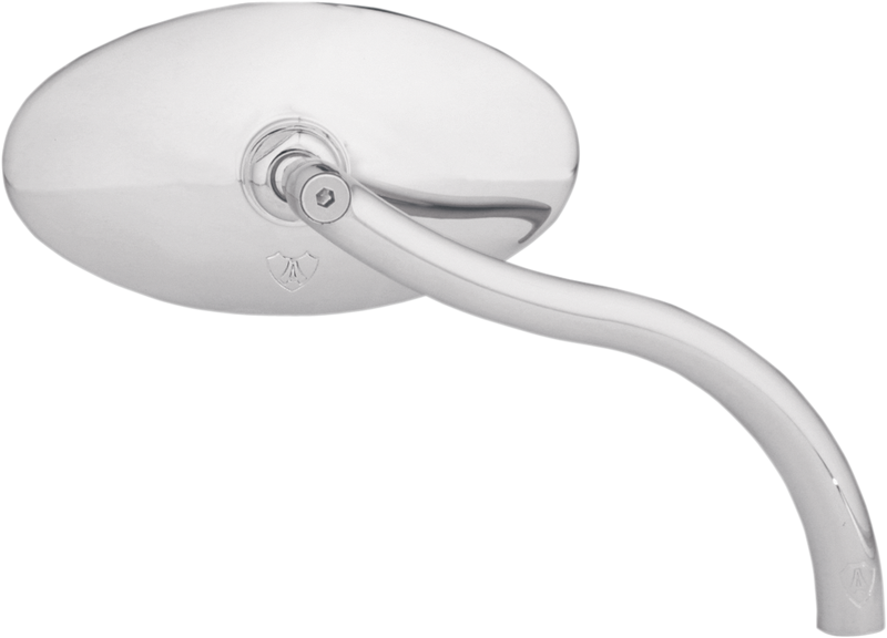 ARLEN NESS Cat-Eye Softbend Smooth Mirror - Chrome - Left / Right