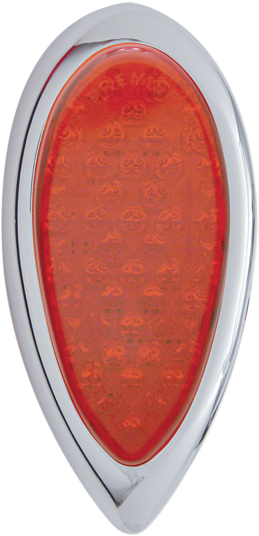 PRO-ONE PERF.MFG. Taillight - Tear Drop - Red Lens 402060