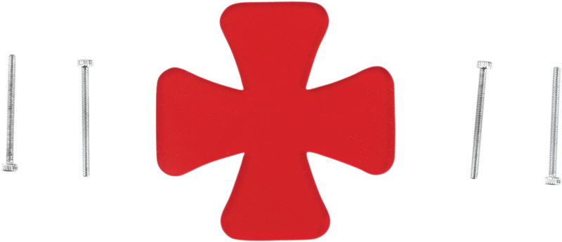 DRAG SPECIALTIES Replacement Lens for Mini Maltese Cross Marker Light - Red