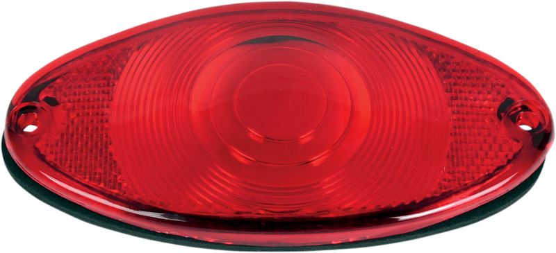 DRAG SPECIALTIES Replacement Lens with Gasket - Cateye