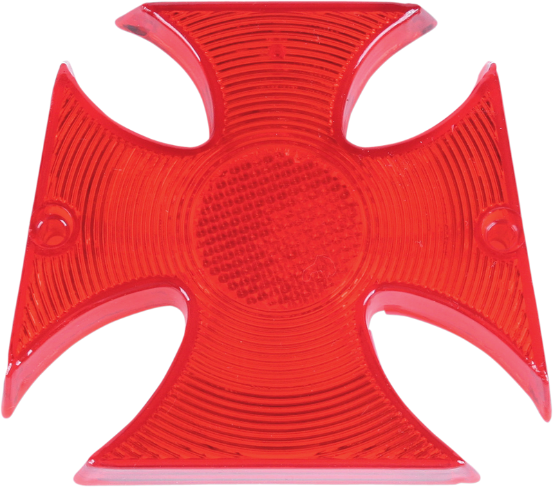 DRAG SPECIALTIES Maltese Replacement Taillight Lens -  Red