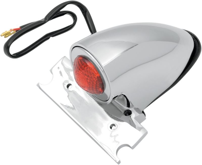 DRAG SPECIALTIES Chrome 50's Style Chopper Taillight - License Plate Mount