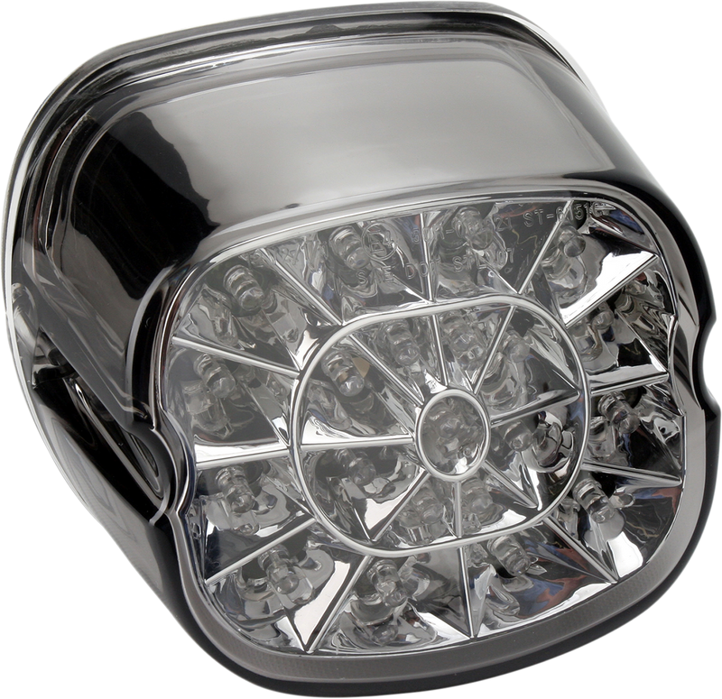 DRAG SPECIALTIES Web LED Taillight - Smoke - Bottom Tag