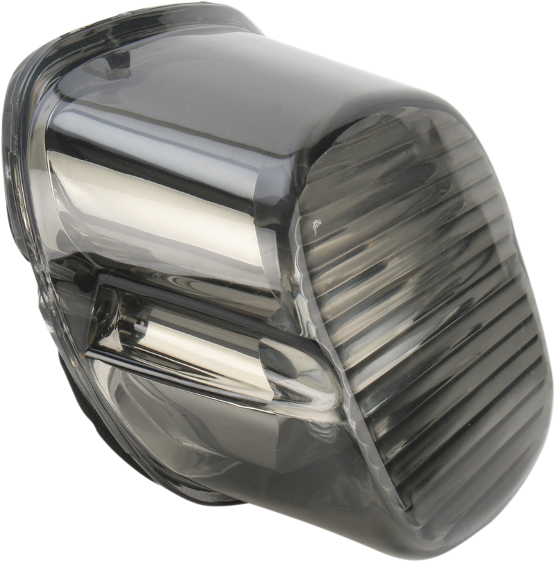 DRAG SPECIALTIES Laydown Taillight Lens - No Tag Window - Smoke
