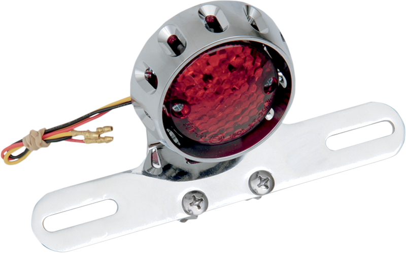 DRAG SPECIALTIES Custom Bobber LED Taillight/License Plate Mount - Chrome