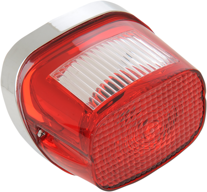 DRAG SPECIALTIES Replacement Conventional-Style Taillight Assembly - Red - Chrome