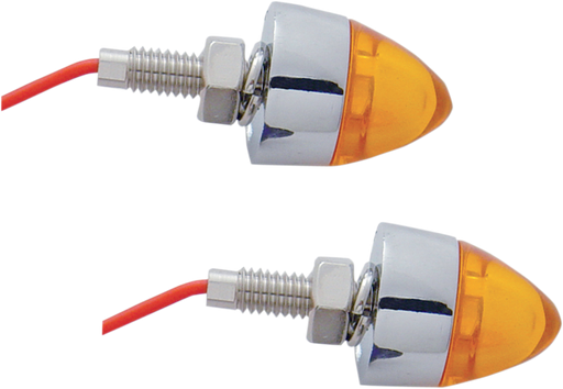 PRO-ONE PERF.MFG. Bullet Mini Marker Lights - Amber 402250