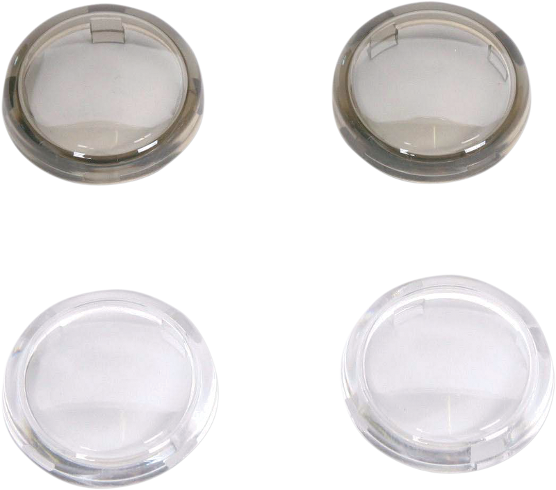 DRAG SPECIALTIES Mini-Duece Replacement Lens Kit - Clear/Smoke