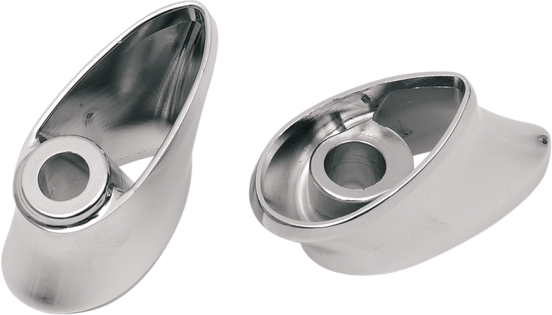 DRAG SPECIALTIES Chrome Deuce-Style Rear Turn Signal Bracket Set