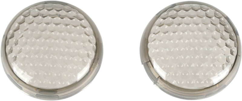 DRAG SPECIALTIES Deuce-Style Replacement Lens - Smoke - Honeycomb