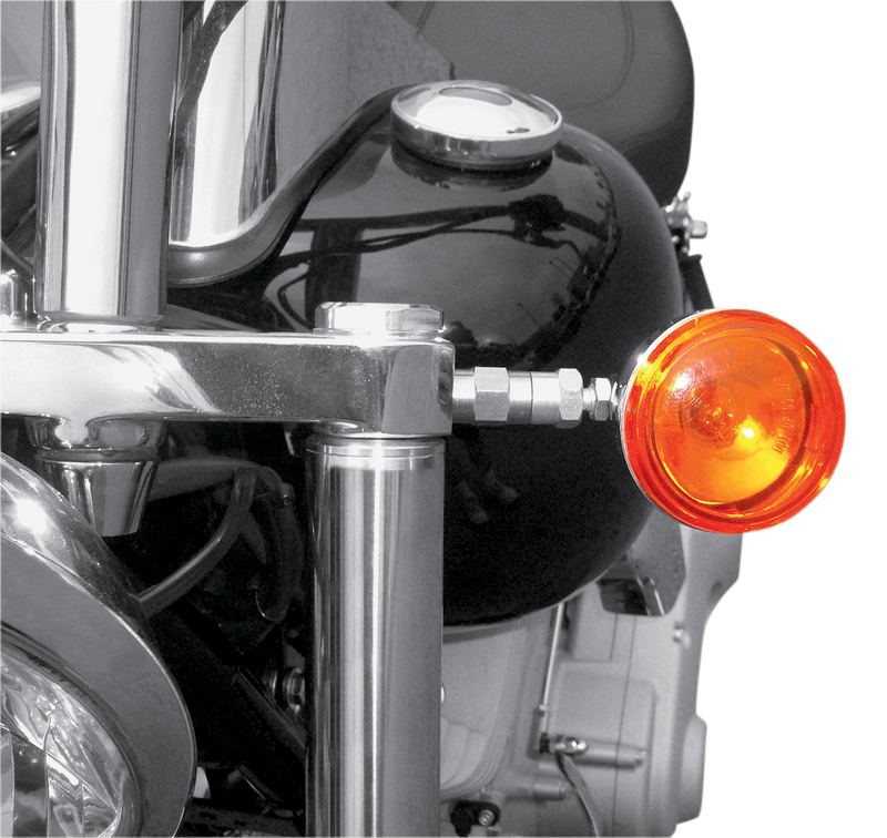 DRAG SPECIALTIES Chrome Turn Signal Relocation Kit - Wide Glide