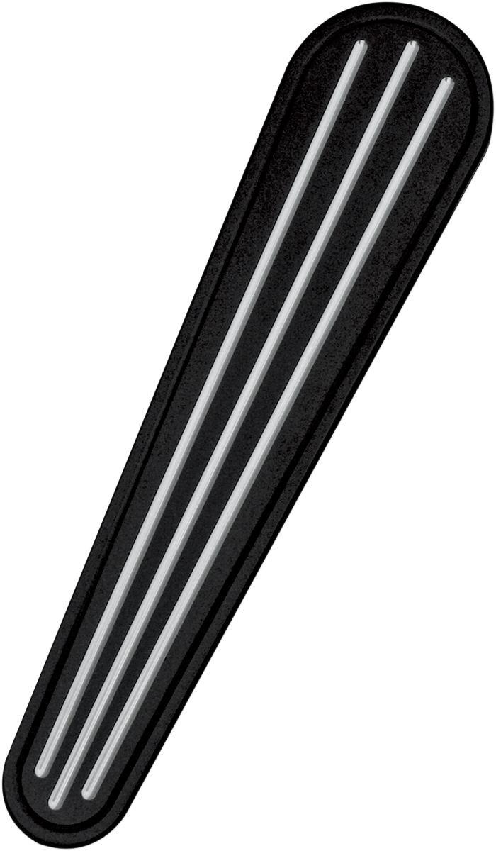 PRO-ONE PERF.MFG. Dash Insert - Ball-Milled - Black/Silver 908365B