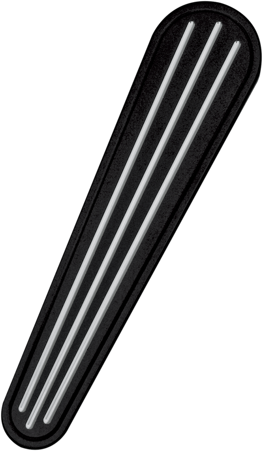 PRO-ONE PERF.MFG. Dash Insert - Ball-Milled - Black/Silver 908365B