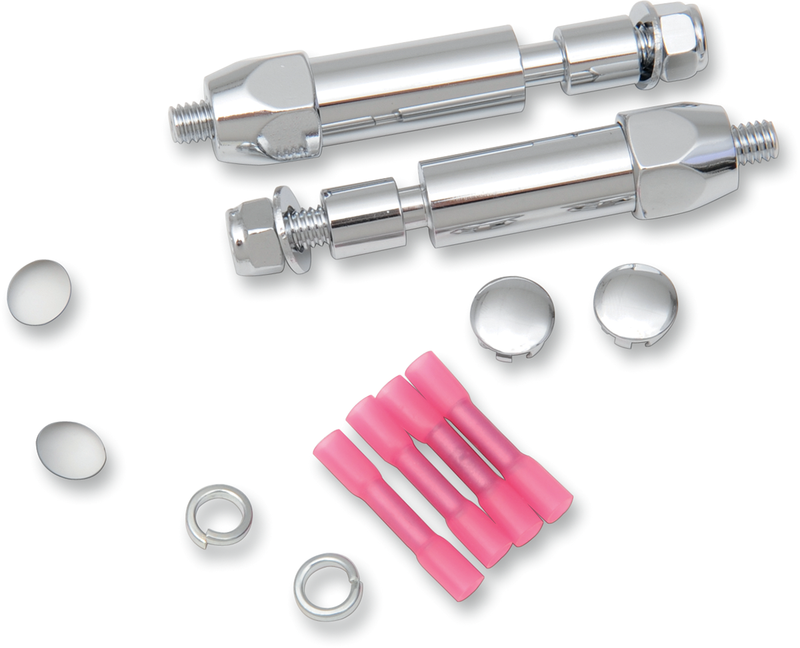 DRAG SPECIALTIES Chrome Rear Turn Signal Relocation Kit - '02 ST