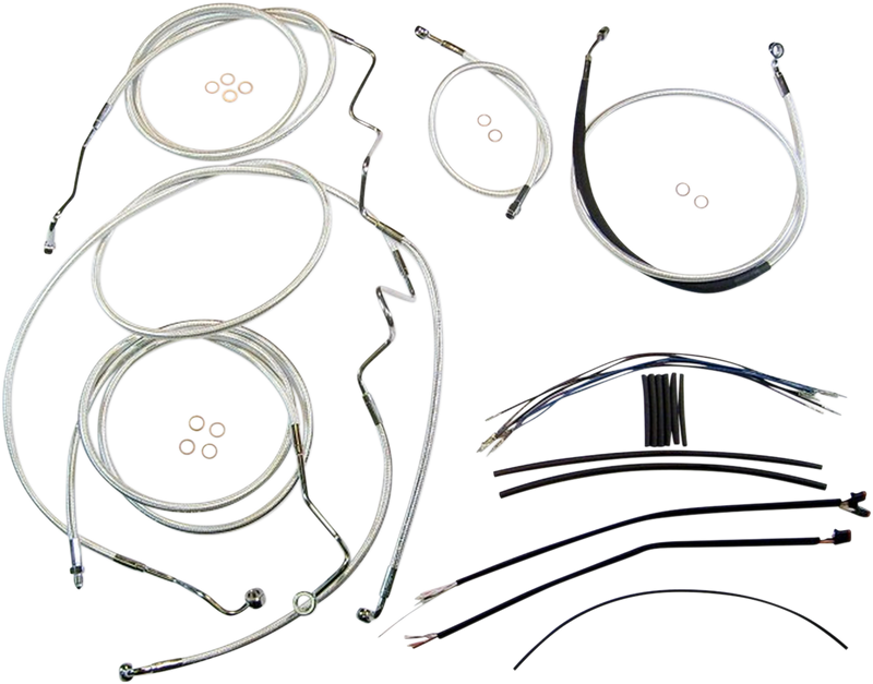 MAGNUM SHIELDING Sterling Chromite II® Designer Handlebar Installation Kit - 18"-20" - '17-'20 FLTR 387873