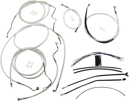MAGNUM SHIELDING Sterling Chromite II® Designer Handlebar Installation Kit - 18"-20" - '17-'20 FLTR 387873