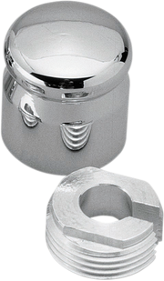PRO-ONE PERF.MFG. Chrome Billet Choke Cable Knob Cover - Smooth 200210