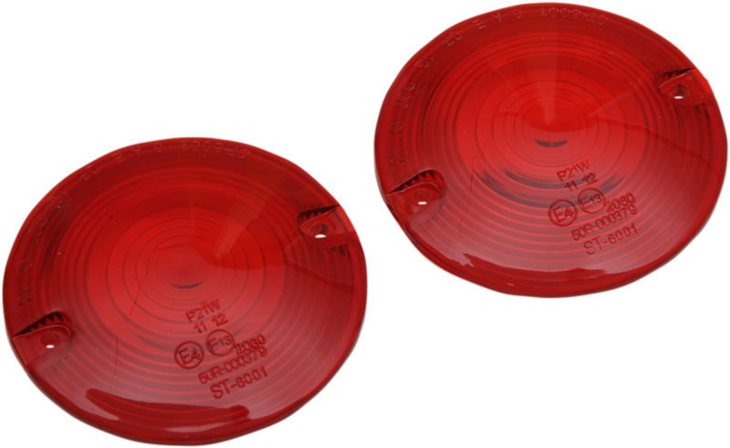 DRAG SPECIALTIES DOT Turn Signal Lens - FLHT - Red