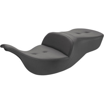 SADDLEMEN Pillow-Top Roadsofa™ Seat - Black - Touring '99-'07