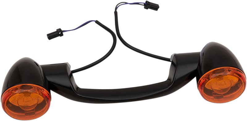 DRAG SPECIALTIES Bullet-Style Rear Turn Signal Kit - Black