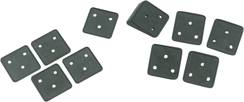 DRAG SPECIALTIES License Plate Bracket Mounting Gaskets - Wedge Style - 5 Pack