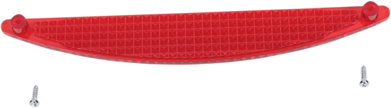 DRAG SPECIALTIES Replacement Half-Moon Lens - Red