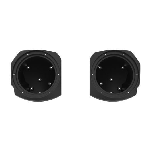 ADVANBLACK 8-inch Speaker Pods for 23.5 Up Harley Touring Models - Unpainted