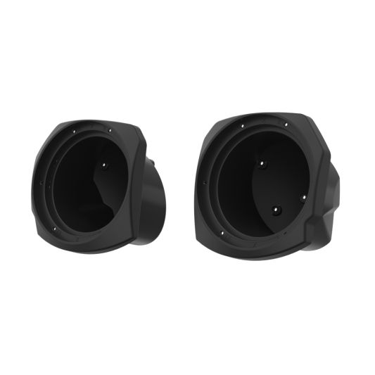 ADVANBLACK 8-inch Speaker Pods for 23.5 Up Harley Touring Models - Vivid Black