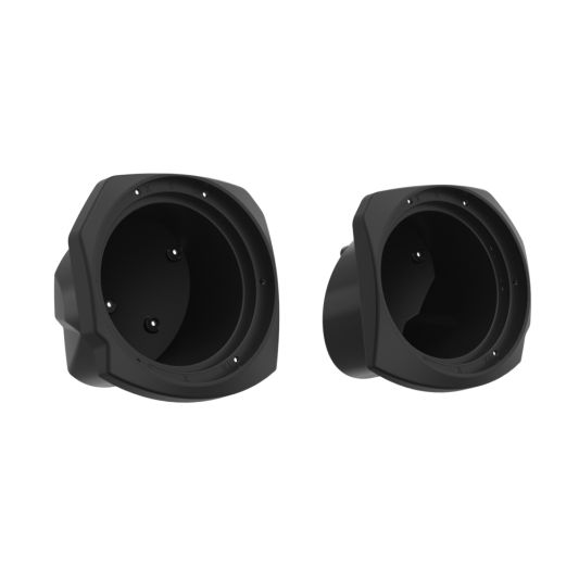 ADVANBLACK 8-inch Speaker Pods for 23.5 Up Harley Touring Models - Vivid Black