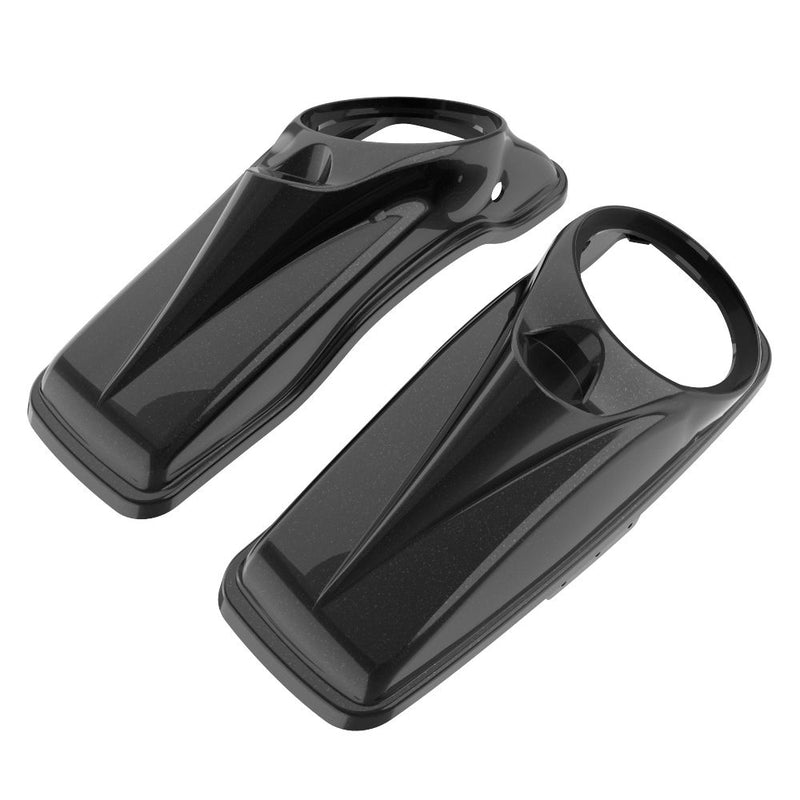 Advanblack 8'' Saddlebag Speaker Lids Cover for 2014-2023 Harley Davidson Touring