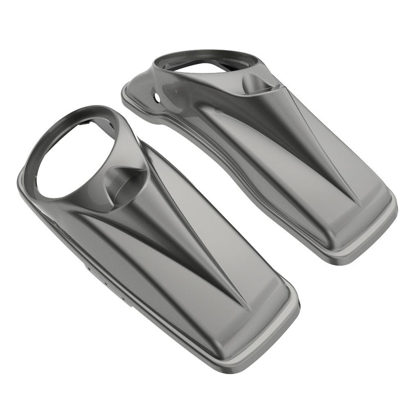 Advanblack 8'' Saddlebag Speaker Lids Cover for 2014-2023 Harley Davidson Touring