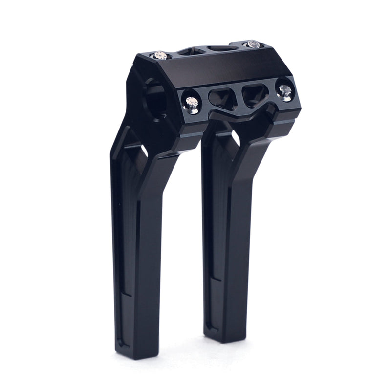 LA CHOPPERS PERFORMANCE RISERS - PULL BACK (BLACK) - 1" Clamping