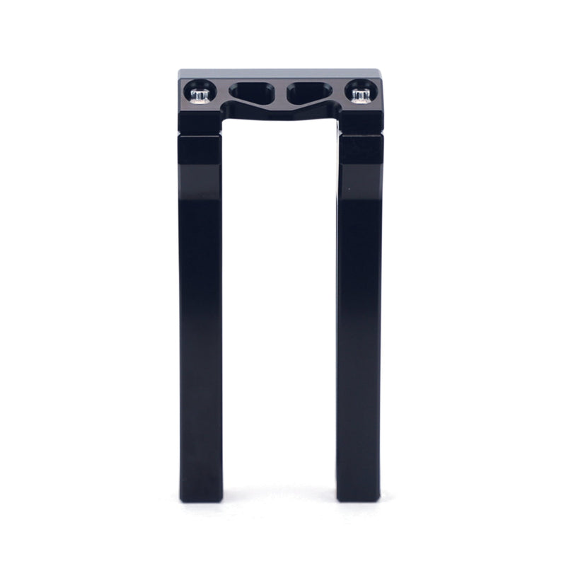 LA CHOPPERS PERFORMANCE RISERS - STRAIGHT (BLACK) - 1.25" Clamping