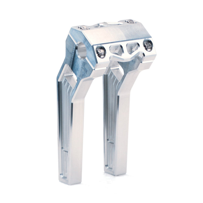 LA CHOPPERS PERFORMANCE RISERS - PULL BACK (RAW) - 1" Clamping