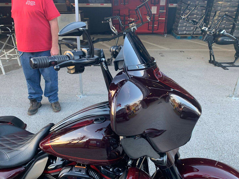 FAT BAGGERS INC. EZ Install Wired 1-1/4" Pointed Top Handlebar Kit - 14" - Black