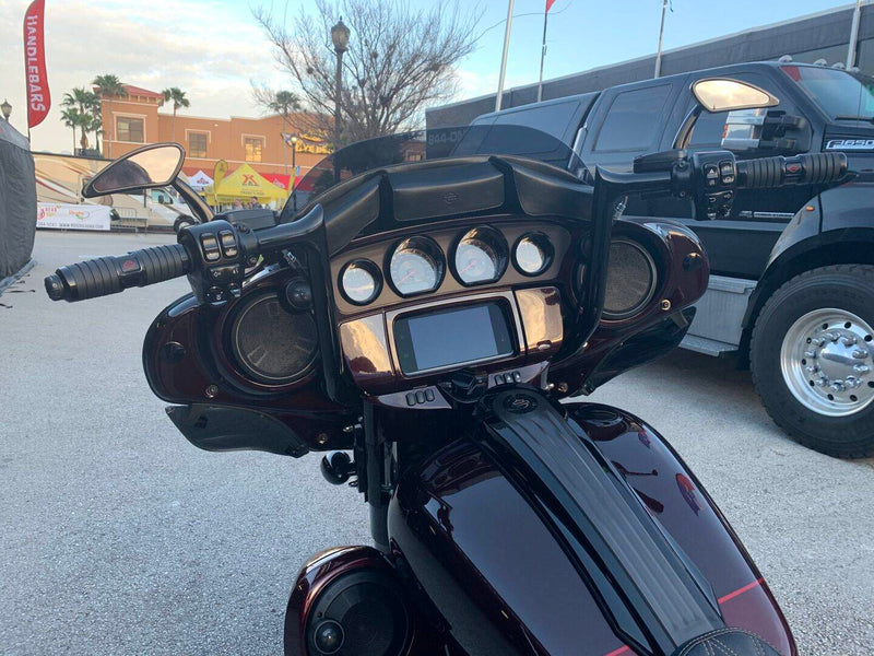 FAT BAGGERS INC. EZ Install Wired 1-1/4" Pointed Top Handlebar Kit - 14" - Black