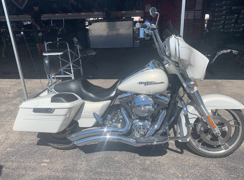 FAT BAGGERS INC. EZ Install Wired 1-1/4" Pointed Top Handlebar Kit - 16" - Chrome