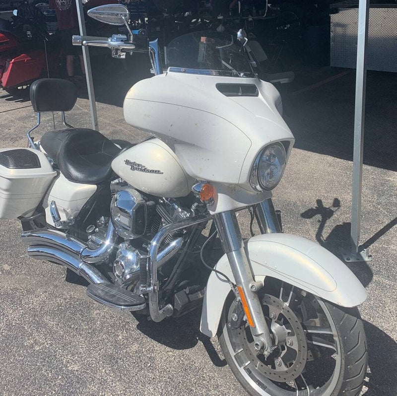 FAT BAGGERS INC. EZ Install Wired 1-1/4" Pointed Top Handlebar Kit - 16" - Chrome