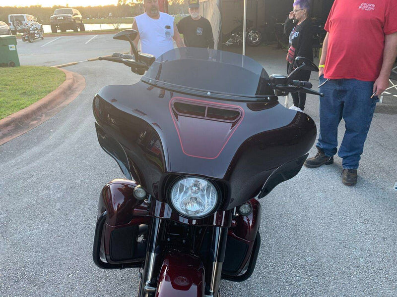 FAT BAGGERS INC. EZ Install Wired 1-1/4" Pointed Top Handlebar Kit - 14" - Black