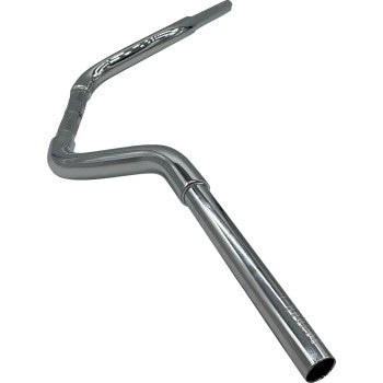 FAT BAGGERS INC. 1-1/4" EZ Install Round Top Handlebar - 8" - Chrome
