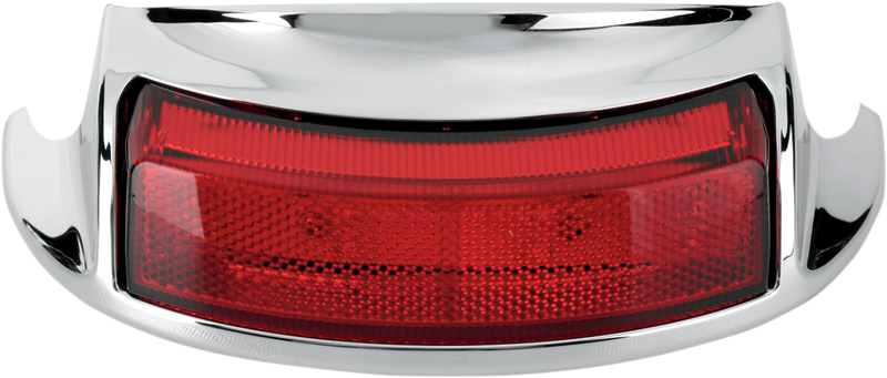 DRAG SPECIALTIES Chrome Rear Fender Tip Light - Red