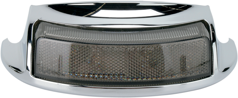 DRAG SPECIALTIES Chrome Rear Fender Tip Light - Smoke