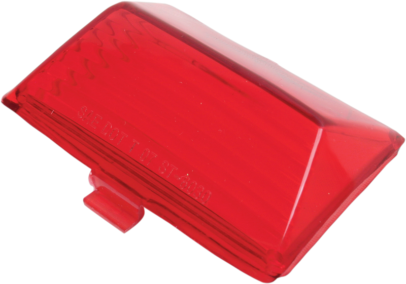 Drag Specialties Replacement Rear Fender Tip Lens - Red