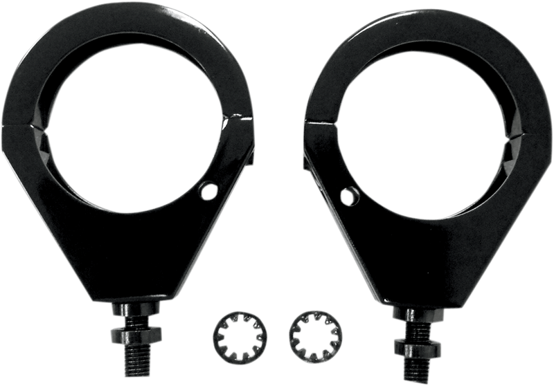 DRAG SPECIALTIES Die-Cast Turn Signal Clamp - 49mm - Black