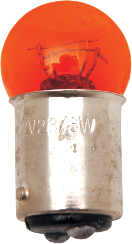 DRAG SPECIALTIES Dual Function Globe Bulb - Amber - 2 Pack