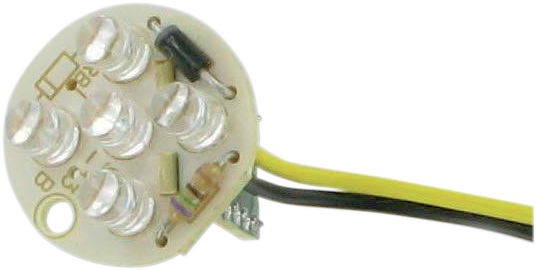 DRAG SPECIALTIES Marker Light Replacement LED - Chrome - Amber