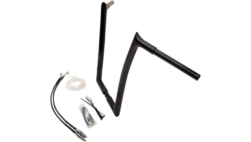 FAT BAGGERS INC. 1-1/4" EZ Install Pointed Top Handlebar Kit - 16" - Black